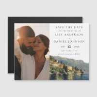 Lake Como Italy Photo Wedding Save The Date