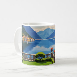 Lake Como Italy Travel Coffee Mug