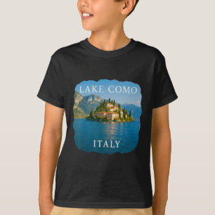 Lake Como Italy Vacation Bellagio Summer Italian L T-Shirt