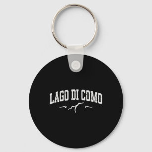 Lake Como Lago Di Como Italy Vacation Souvenir Keychain