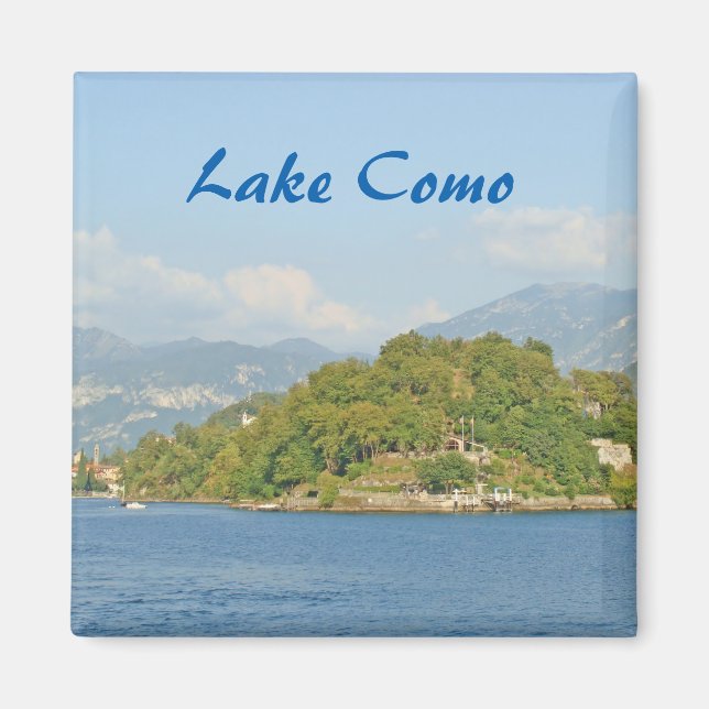 Lake Como Photo Souvenir Magnet (Front)