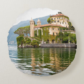 Lake Como Round Pillow
