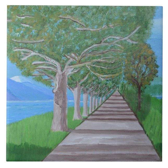 Lake Como Side Walk Tile (Front)