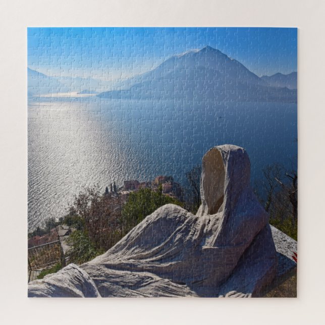Lake Como - Vezio Ghosts - Italy - 20x20 - 676 pc Jigsaw Puzzle (Vertical)