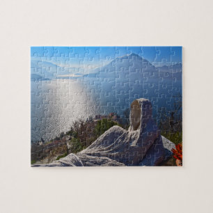 Lake Como - Vezio Ghosts - Italy - 8x10 -110 pc Jigsaw Puzzle