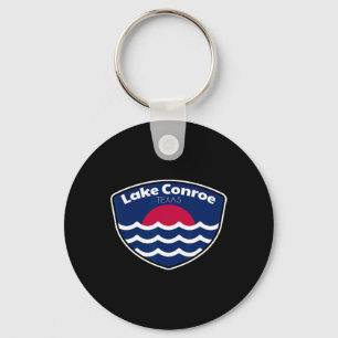 Lake Conroe Texas Fishing Keychain