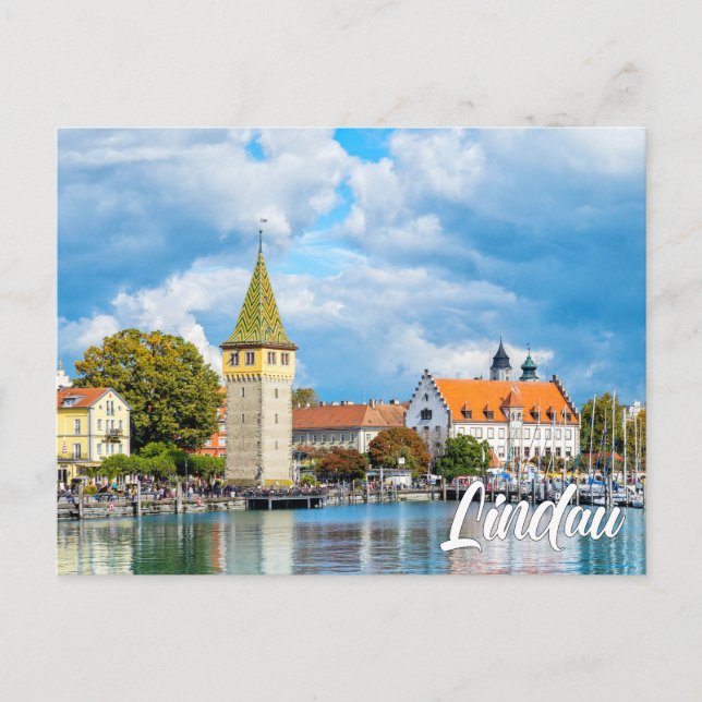 Lake Constance, Lindau, Germany Postcard (Front)
