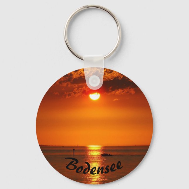 Lake Constance Sunset Keychain (Front)