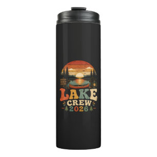 Lake Crew 2026 Family Lake Vacation Matching Thermal Tumbler