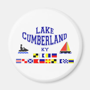 Lake Cumberland KY Sig Flag Magnet