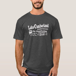 Lake Cumberland TShirt - White on Dark Grey