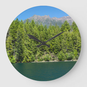 Lake Cushman in Summer Clock