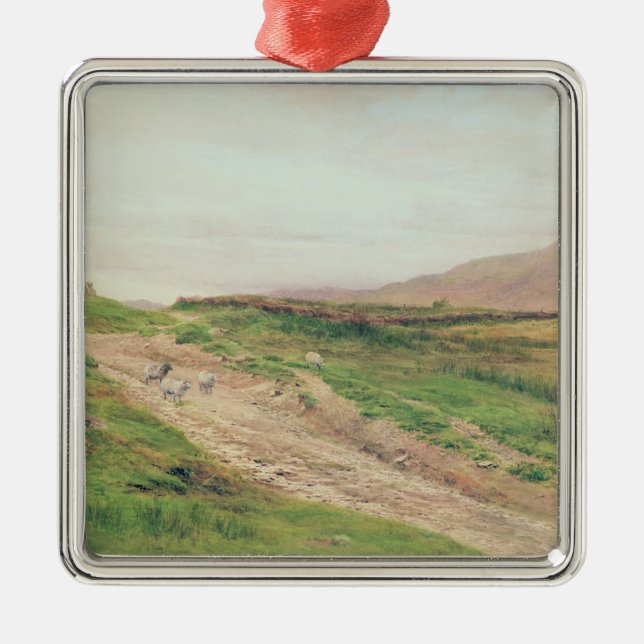 Lake District Metal Ornament (Front)