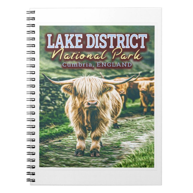 LAKE DISTRICT NATIONAL PARK - CUMBRIA ENGLAND NOTEBOOK (Front)