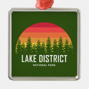 Lake District National Park Metal Ornament