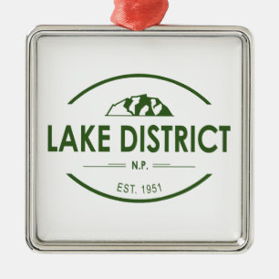 Lake District National Park Metal Ornament