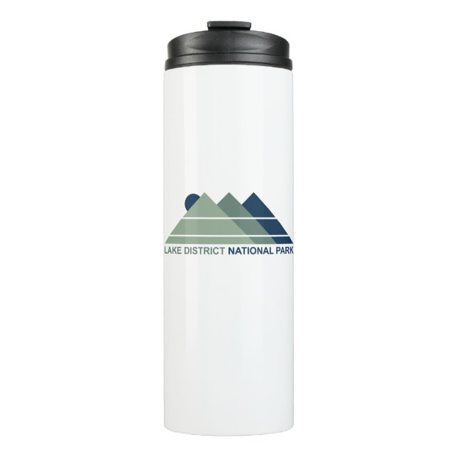 Lake District National Park Mountain Sun Thermal Tumbler (Front)