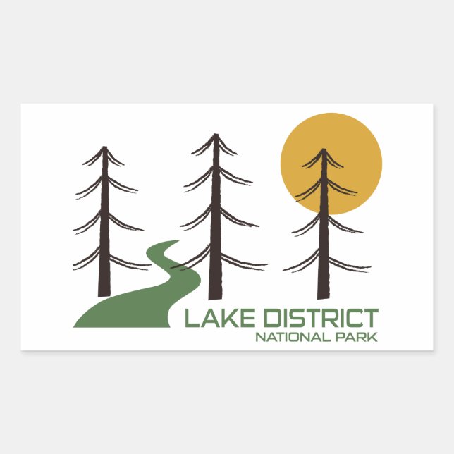 Lake District National Park Trail Sticker (Front)