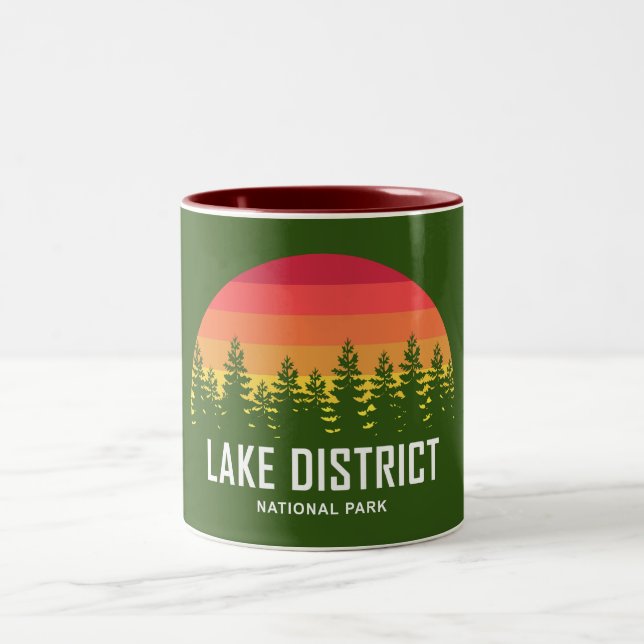 Lake District National Park Two-Tone Coffee Mug (Center)