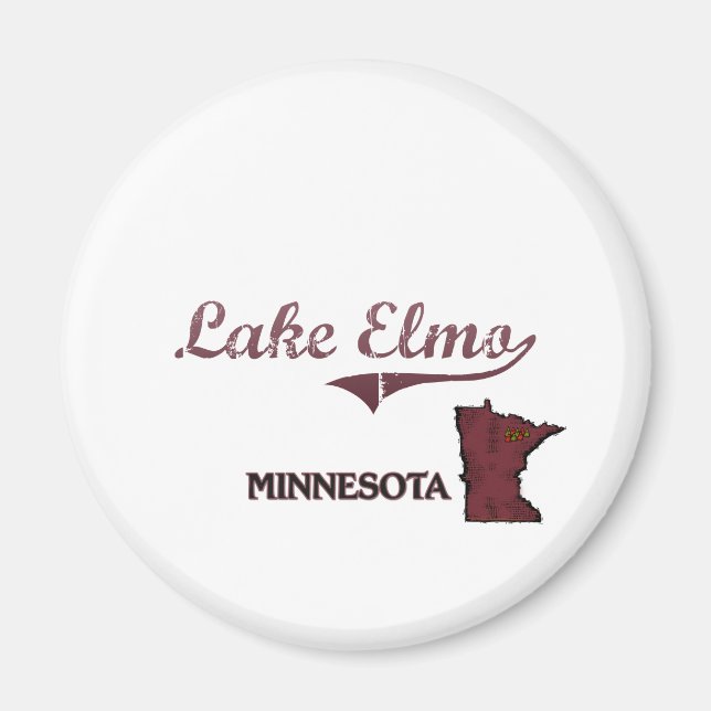 Lake Elmo Minnesota City Classic Magnet (Front)
