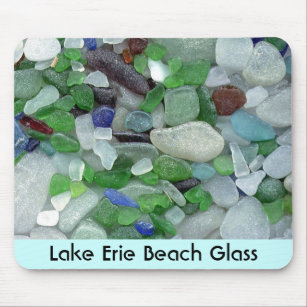 Lake Erie Beach Glass Mouse Pad