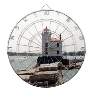 Lake Erie Lighthouse Dartboard
