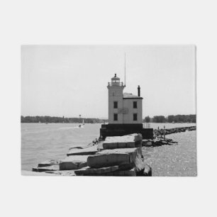 Lake Erie Lighthouse Doormat