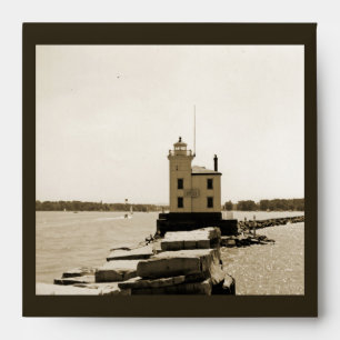 Lake Erie Lighthouse Envelope