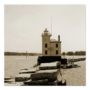 Lake Erie Lighthouse Poster