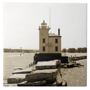 Lake Erie Lighthouse Tile