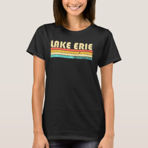 Lake Erie Pennsylvania Funny Fishing Camping Summe T-Shirt