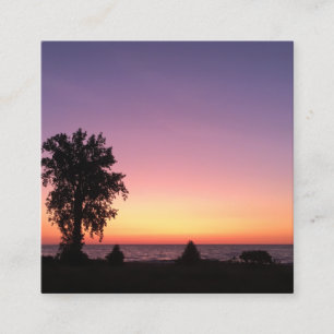 lake erie square business card