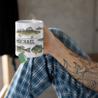 Lake Fish Up North Cute Fisherman Personalized