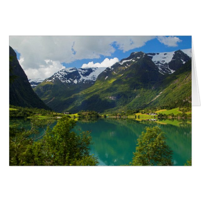 Lake Floen scenic, Norway (Front Horizontal)