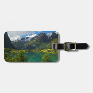 Lake Floen scenic, Norway Luggage Tag