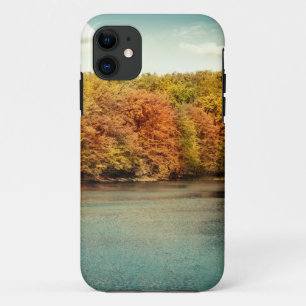 Lake Forest Trees Water Monogram IPHONE 5 Case