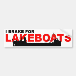 Lake freighter bumper sticker -- Canaller