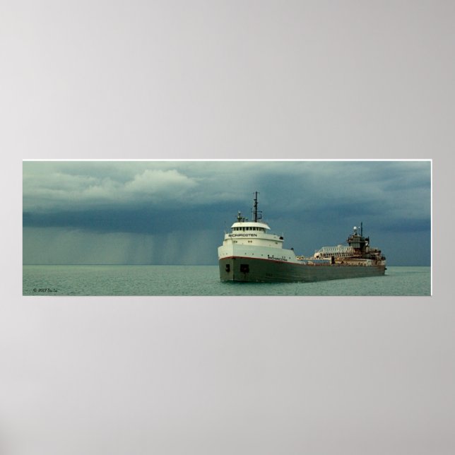 Lake freighter squall poster (Front)