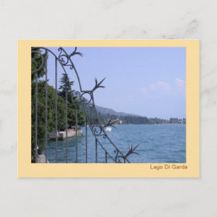 Lake Garda  from the boardwalk in Salò Postcard