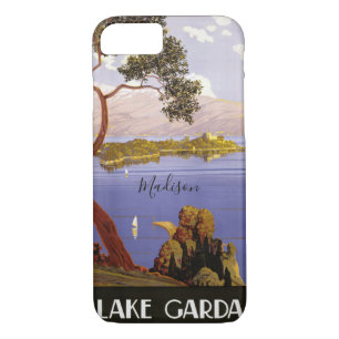 Lake Garda Italy custom monogram phone cases
