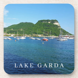 Lake Garda Rock of Garda view coasters