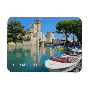 Lake Garda Sirmione view fridge magnet