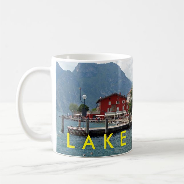 Lake Garda Torbole view mug (Left)