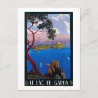 Lake Garda Travel Promotional Poster