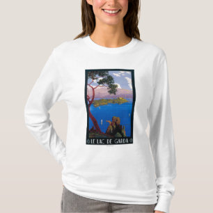 Lake Garda Travel Promotional Poster T-Shirt