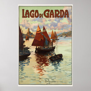 Lake Garda - Vintage Travel Poster