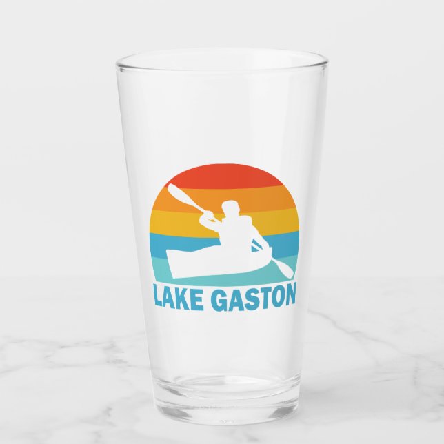 Lake Gaston North Carolina Virginia Kayak Glass (Front)