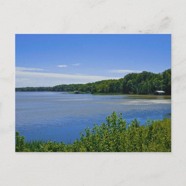 Lake Gaston Virginia Postcard (Front)