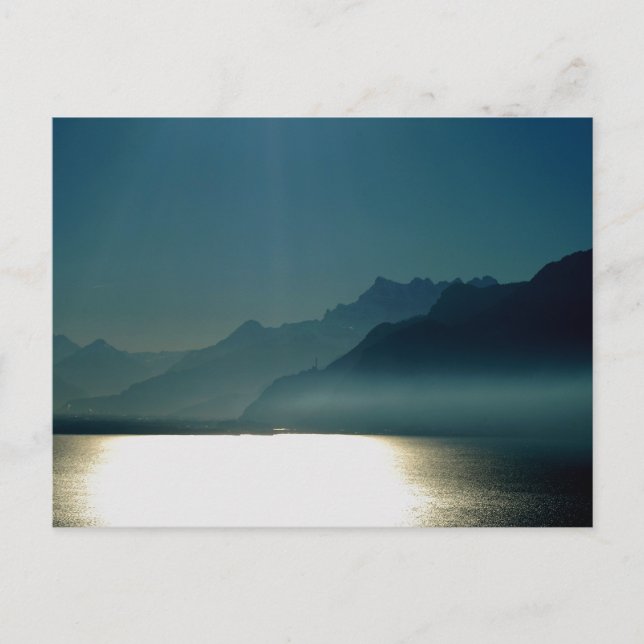 Lake Geneva Switzerland Postcard (Front)