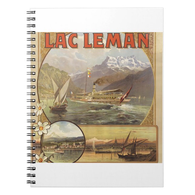 Lake Geneva Travel Notebook (Front)